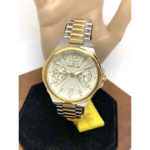 Invicta Women's Watch 29150 Angel Quartz Silver Dial Two Tone Stainless Steel